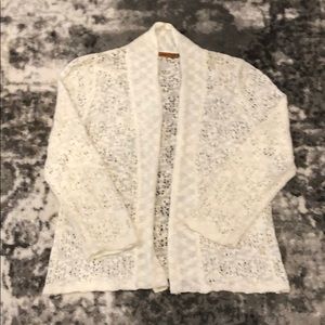 Belldini Open knit Cardigan off white size S